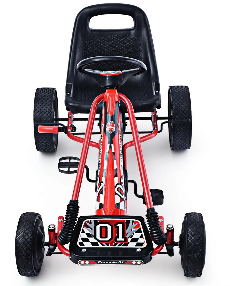 Pedalinis kartingas Raudonas