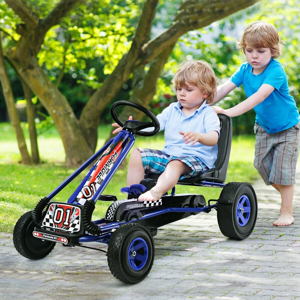 Pedalinis kartingas Raudonas