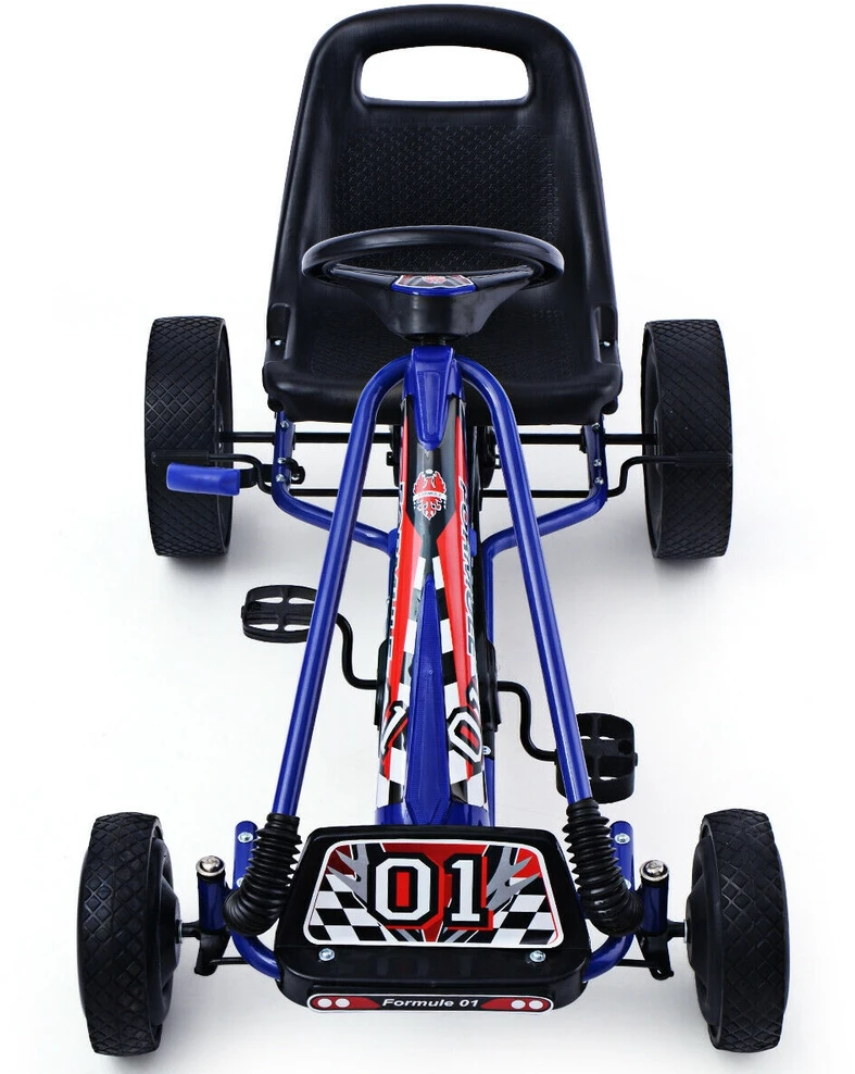 Pedalinis kartingas Raudonas