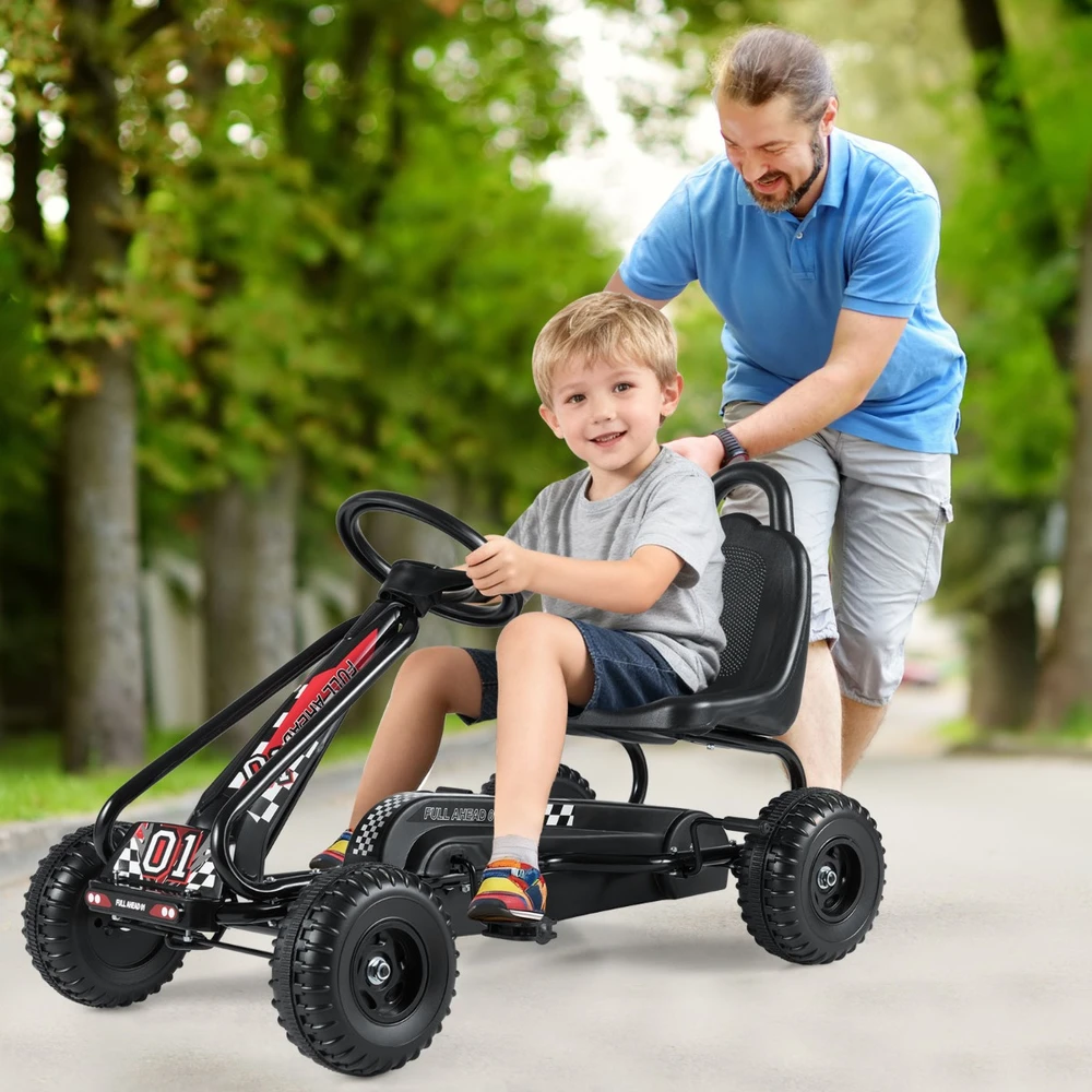 Pedalinis keturratis juodas