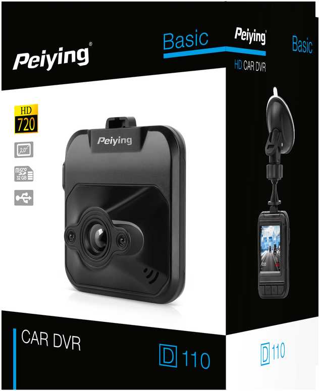 Peiying Basic D110 automobilinis DVR