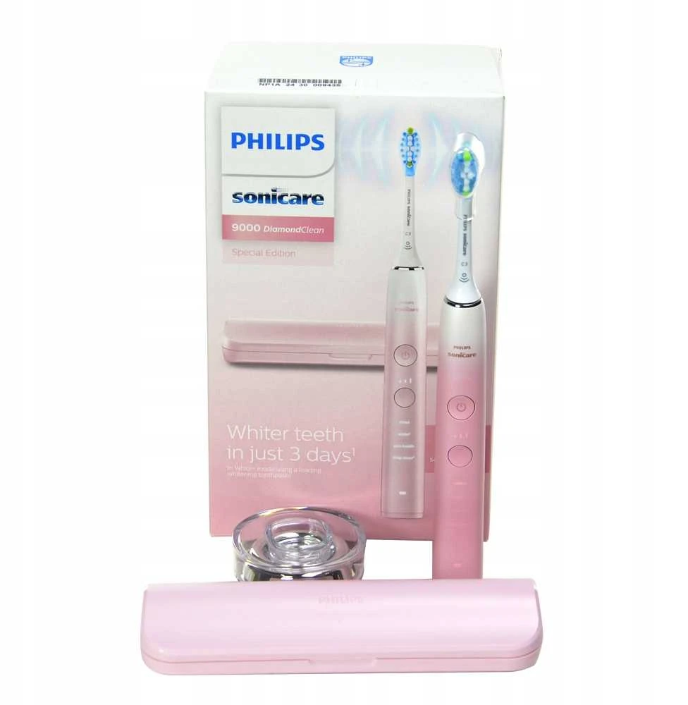 Elektrinis dantų šepetėlis Philips Sonicare DiamondClean 9000 HX9911/84, Rožinis