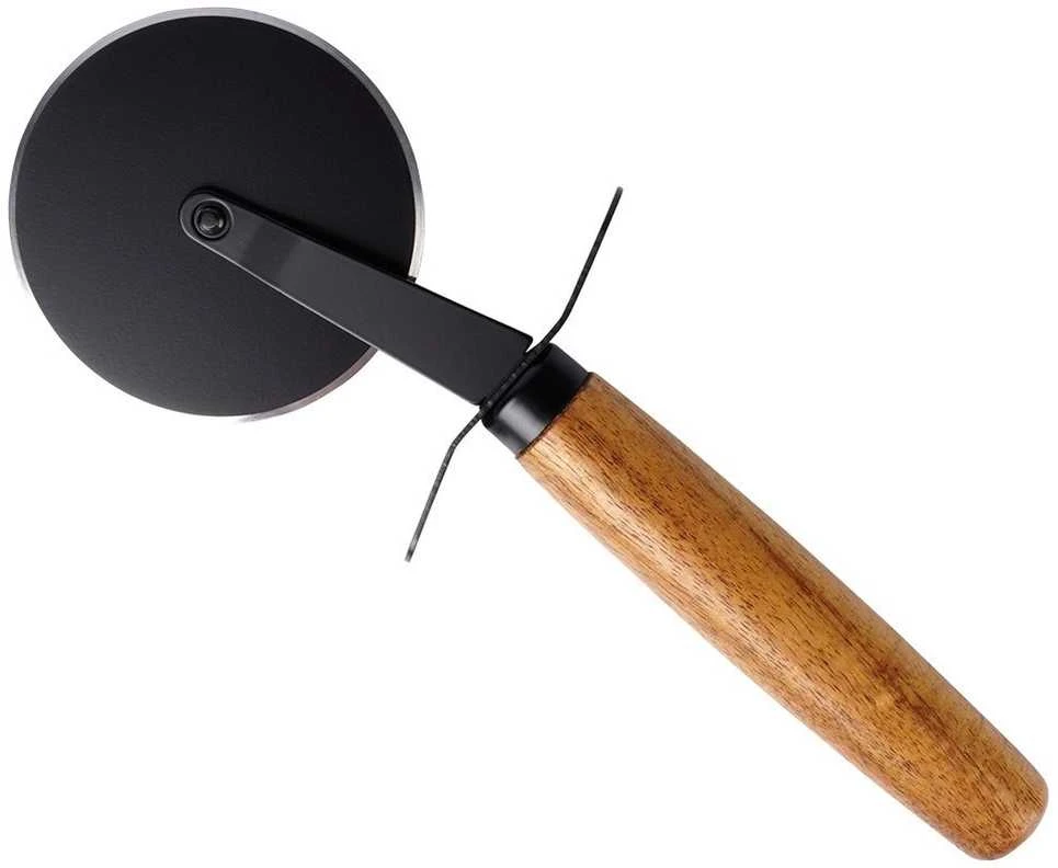 Excellent Houseware Medinė picos lenta su pjautuvu 30 cm 2 vnt.