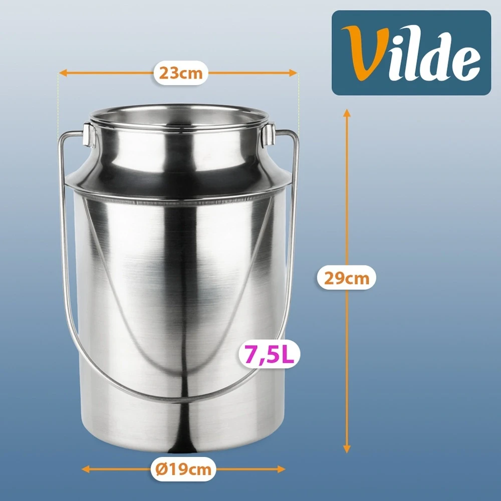 Pieno bidonas 7,5 l