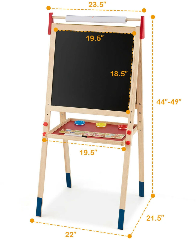 Piešimo lenta59.7 x 54.6 x 111.8–124.5 cm