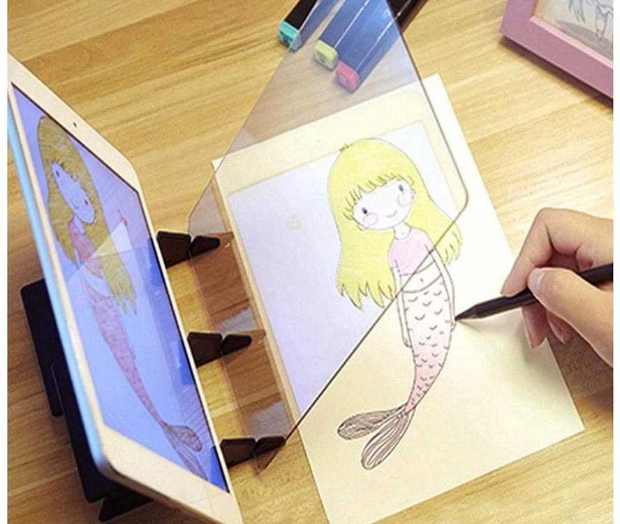 Piešimo projektorius su A5 formato ekranu