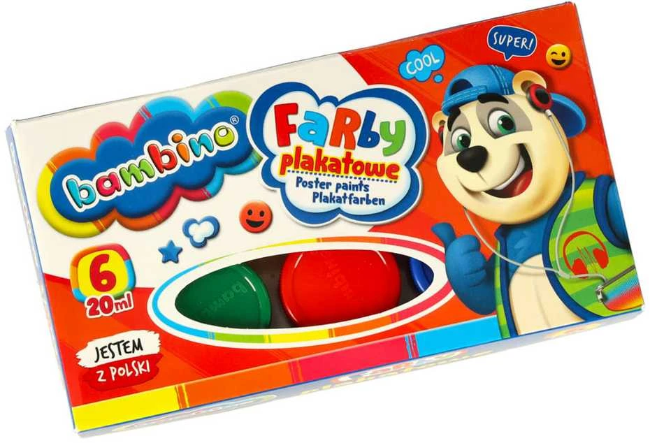 St. Majewski BAMBINO dovanų rinkinys - dažų rinkinys, kreidelės