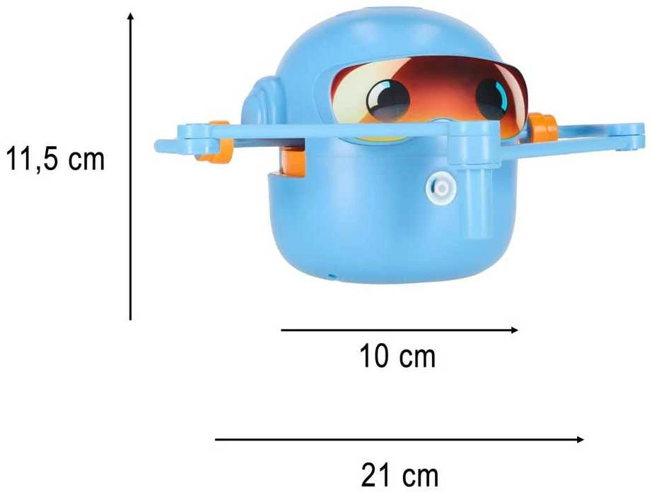 Piešimo robotas mėlynas