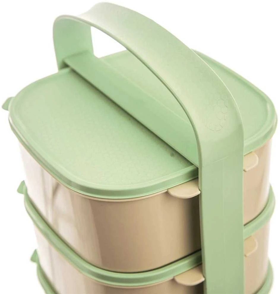 Orion Pietų dėžutė 3 aukštų 2 l, 2x1,15 l