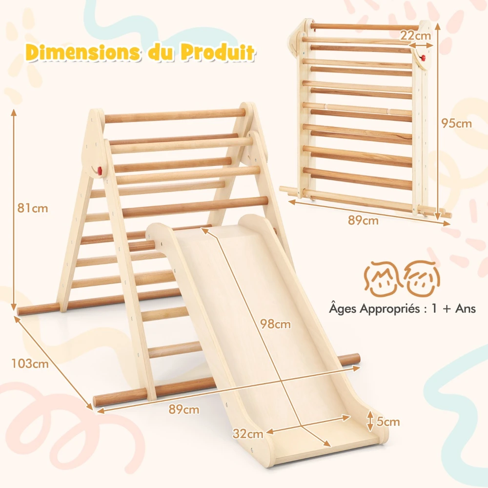 Piklerio trikampis 103 x 89 x 81 cm