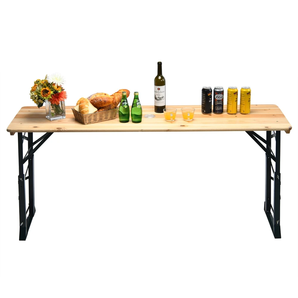 Pikniko stalas 168.5 x 50 cm