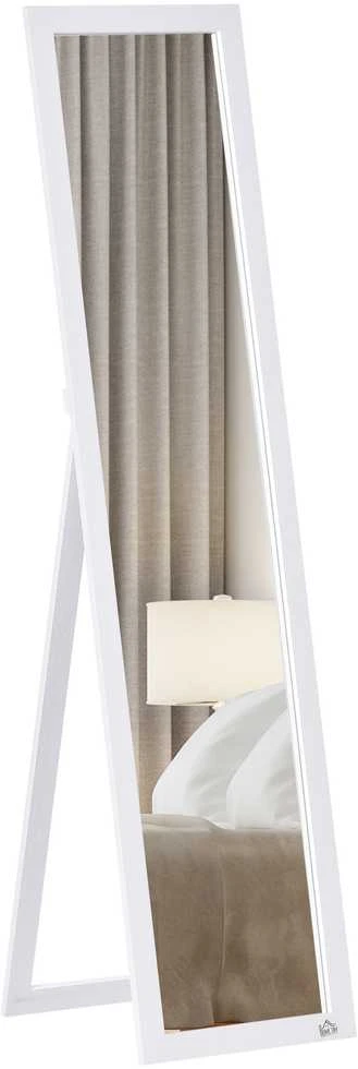Pilno ilgio veidrodis, 154x37 cm, balta