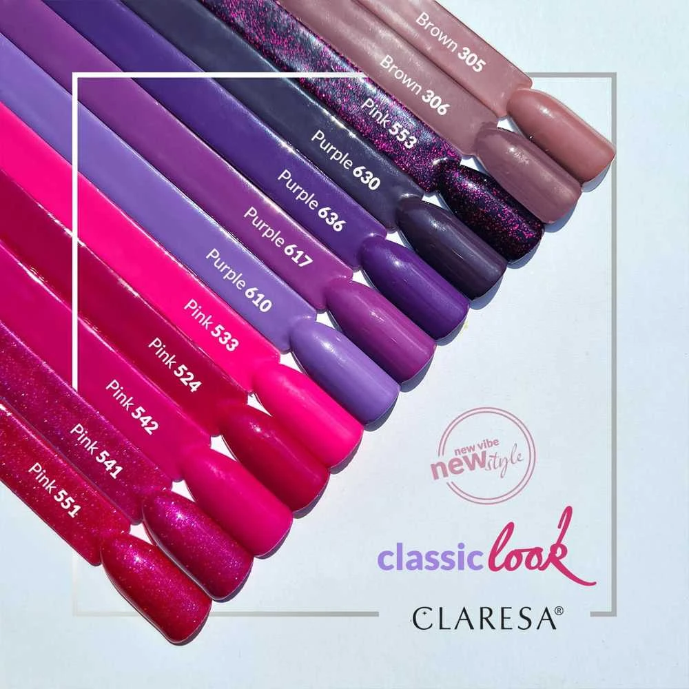 Activeshop Rožinė CLARESA hibridinis lakas Rožinis 551 -5g