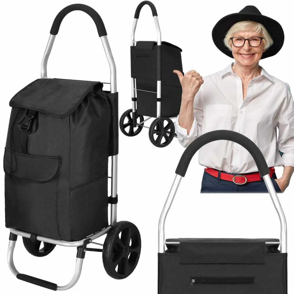 Pirkinių krepšys su ratukais Springos 42L