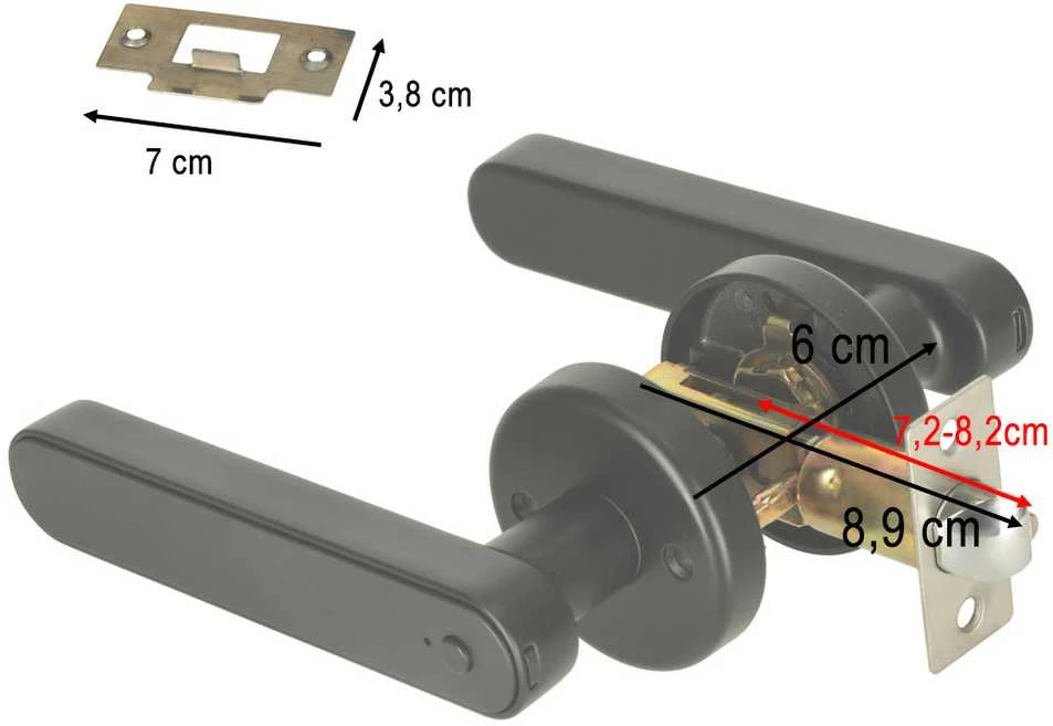 Pirštų atspaudų kodas durų rankena Bluetooth