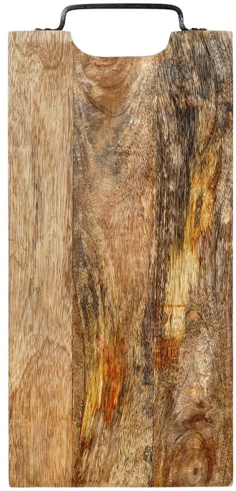 Pjaustymo lentelė iš mango medienos, ruda, 44 × 19 cm