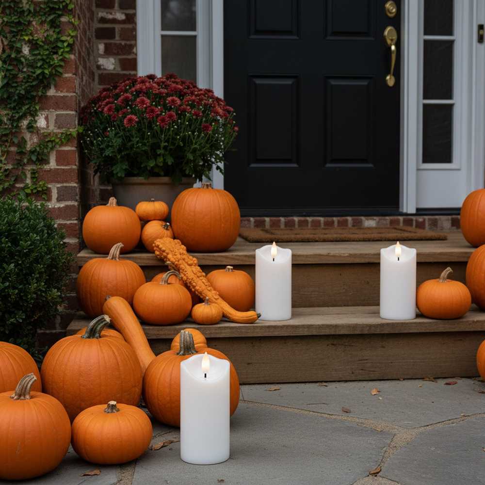 Springos Plastikinė LED žvakė su liepsnos imitacija, 10 cm