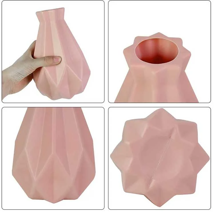 Plastikinė vaza gėlėms, 20 cm