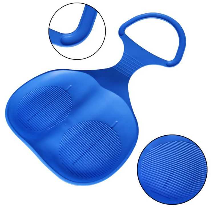 Plastikinės rogutės obuoliukas vaikams, 55 cm
