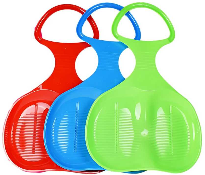 Plastikinės rogutės obuoliukas vaikams, 55 cm