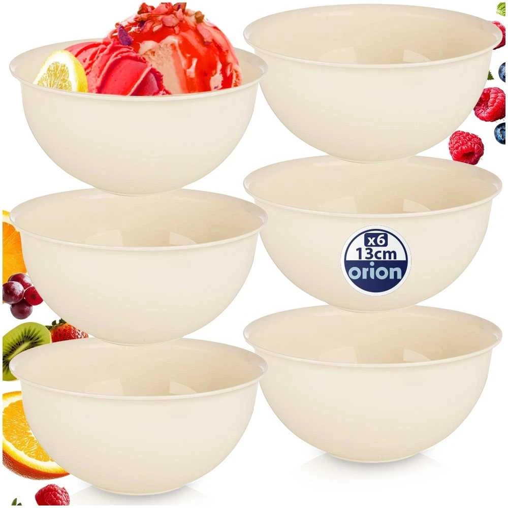 Lumarko Plastikiniai dubenėliai 13 cm, 500 ml, 6 vnt.