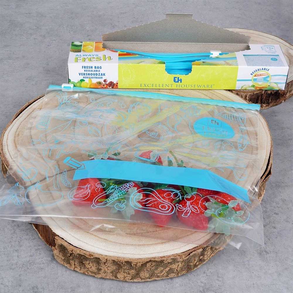 Mondex Plastikiniai maisto maišeliai 3 l, 10 vnt.