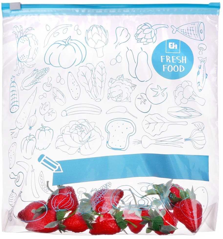 Mondex Plastikiniai maisto maišeliai 3 l, 10 vnt.