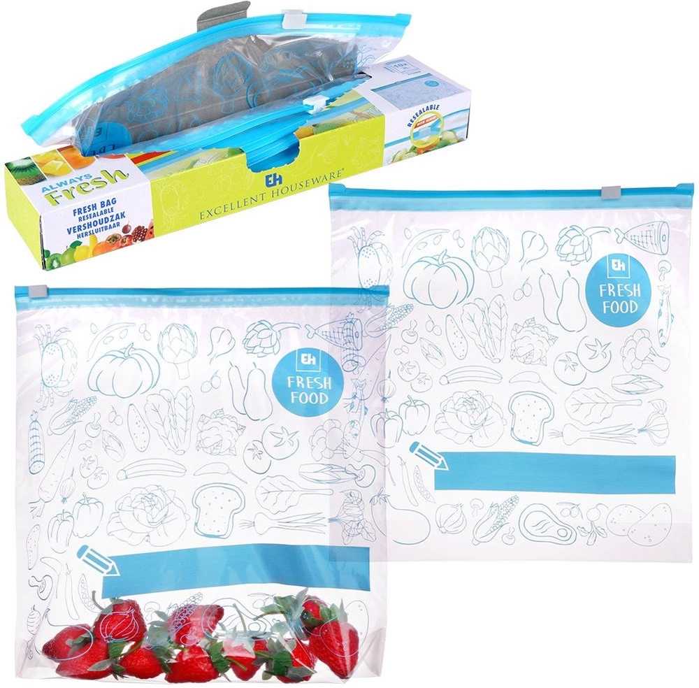 Mondex Plastikiniai maisto maišeliai 3 l, 10 vnt.