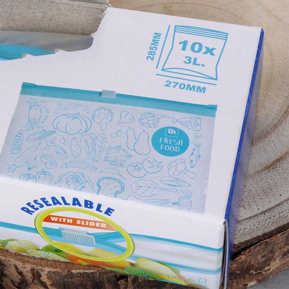Mondex Plastikiniai maisto maišeliai 3 l, 10 vnt.