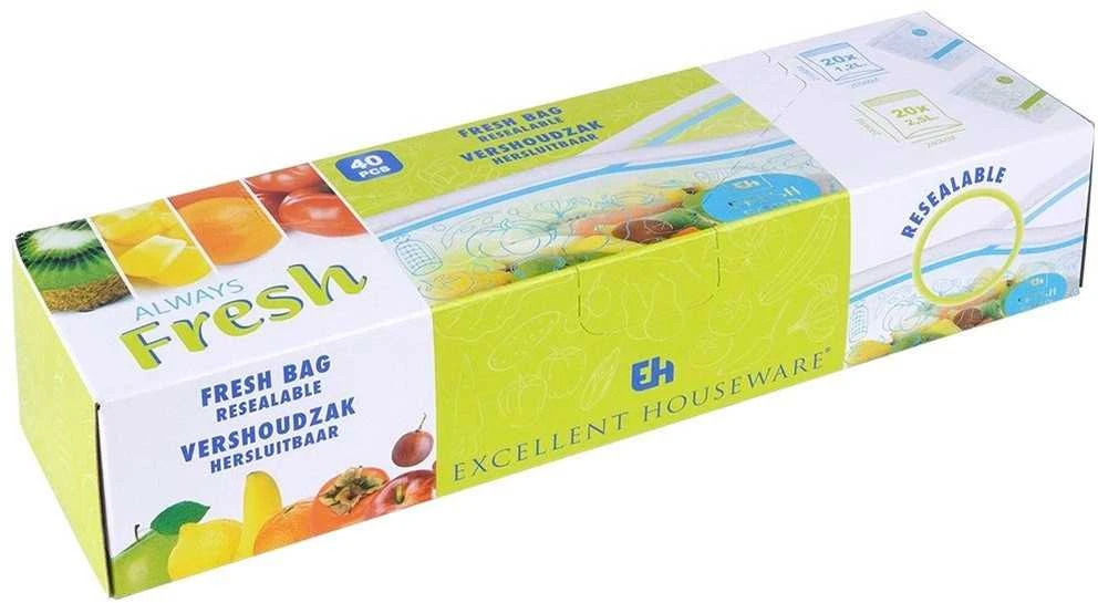 Mondex Maistiniai šaldymo maišeliai 40vnt(1,2l)