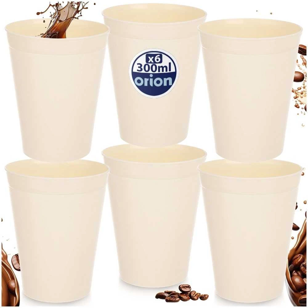 Vilde Plastikiniai puodeliai 300 ml 6 vnt.