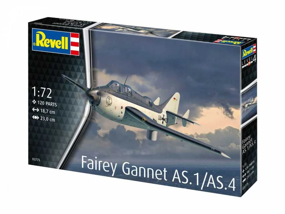 Revell Plastikinis Fairey Gannet AS.1/AS.4 1/72 modelis