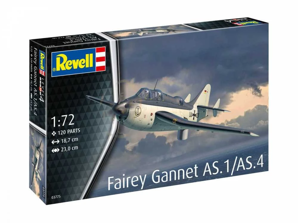 Revell Plastikinis Fairey Gannet AS.1/AS.4 1/72 modelis