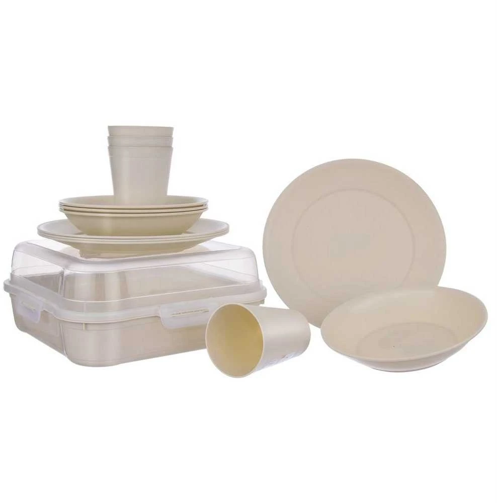Orion pikniko indų rinkinys 13 vnt. plastikinis, atsparus maistui