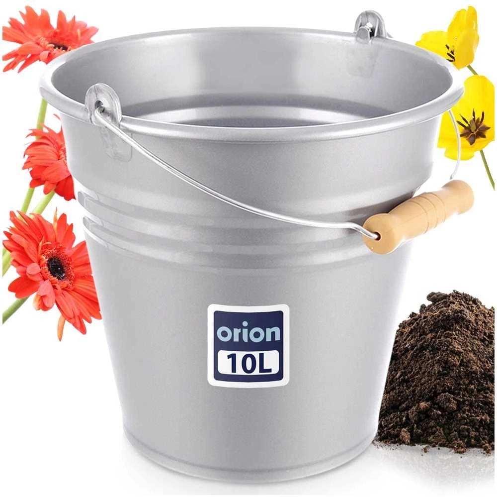Barzdaskutė Lumarko Orion Plastikinis Kibiras 10 l - Medinė Rankena - Buitinė Priemonė