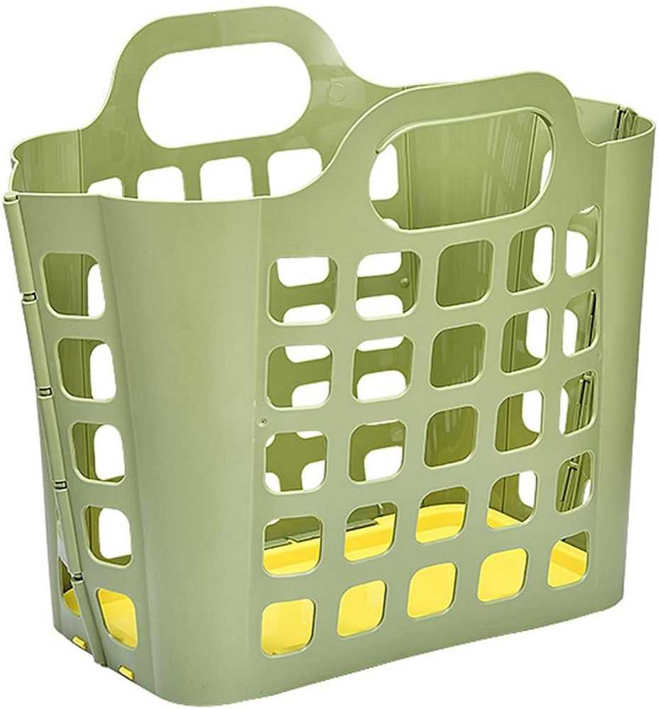 Plastikinis sulankstomas krepšys su ergonomiškomis rankenomis