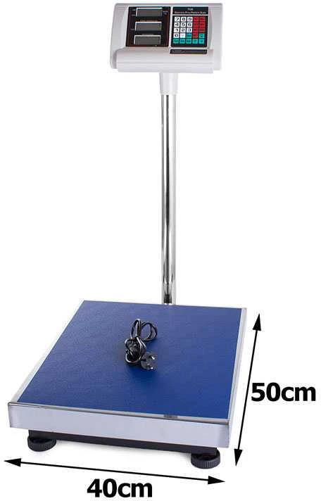Elektroninės svarstyklės su platforma 300kg, 50x40cm