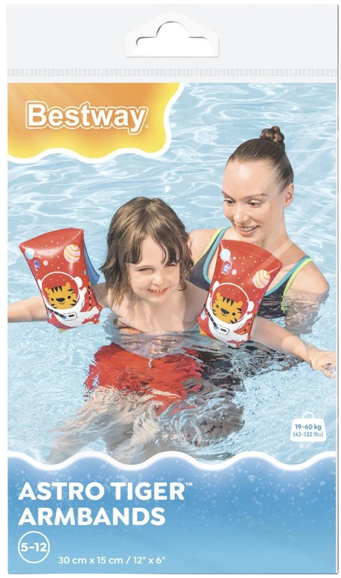 Plaukimo rankovės Tigras 30x15 cm BESTWAY