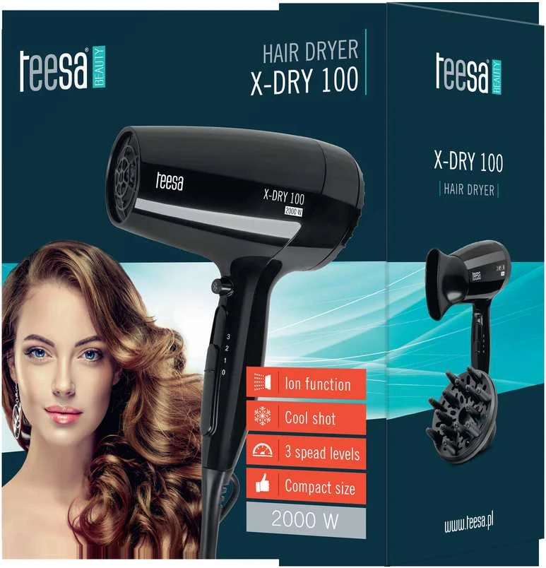 Teesa X-DRY 100 2000W plaukų džiovintuvas