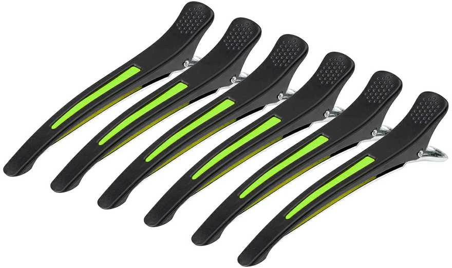 Activeshop Plaukų segtukai-spaustukai E-13, 6 vnt.