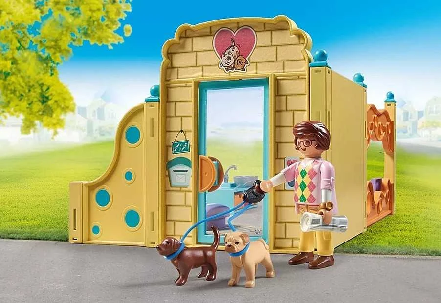 Playmobil My Life 71743 šuniukų namai