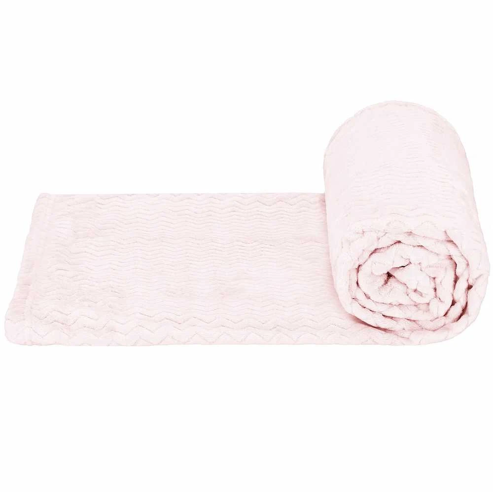 Springos Pledas Lovely Blankets Extra Soft, šviesiai rožinė, 200 cm x 220 cm