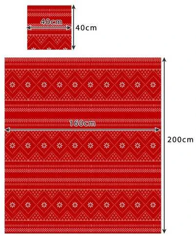 Antklodė 1,6x2m + 2x pagalvės užvalkalas Ruhhy 22594