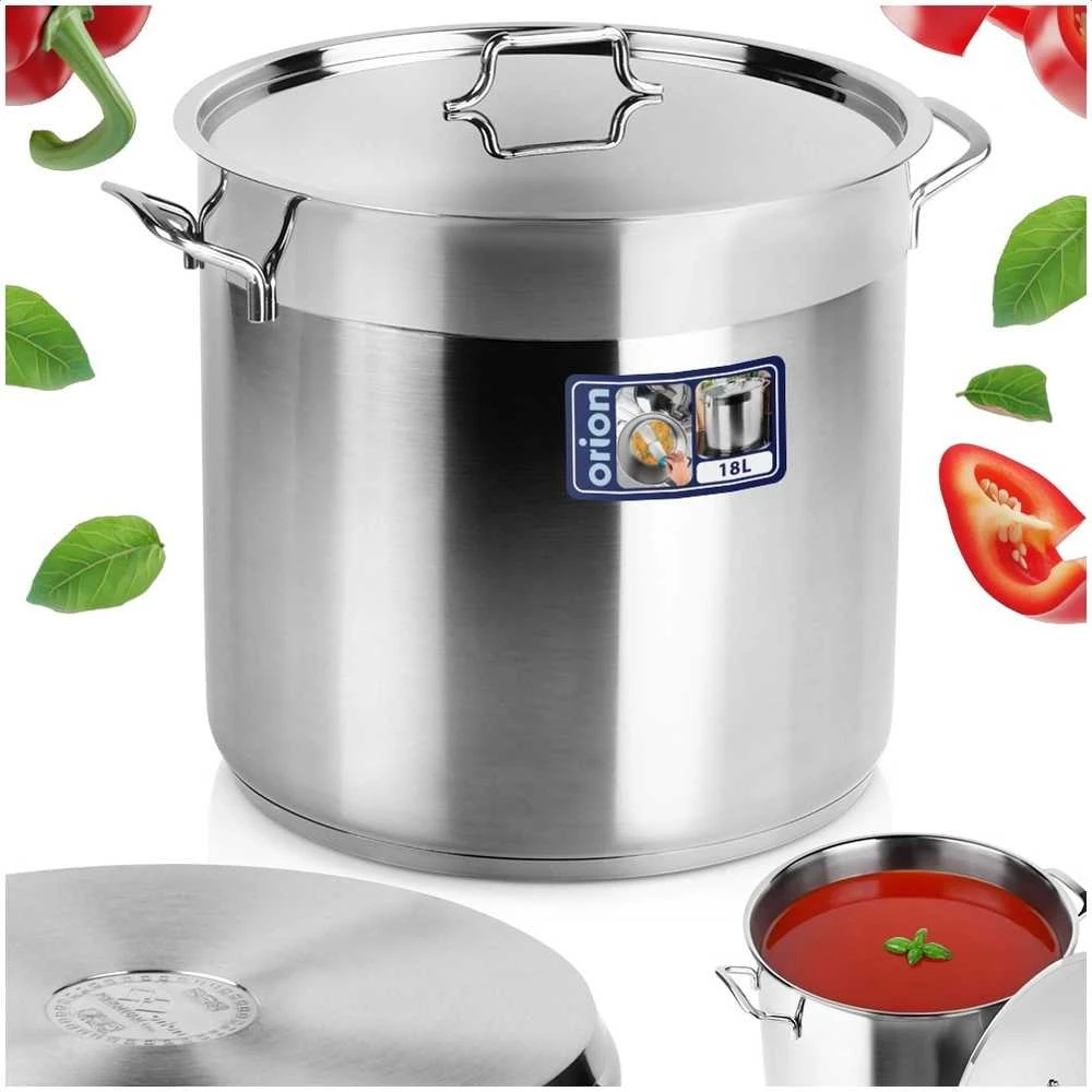 Orion Plieninis puodas ANETT 30 cm, 18 l