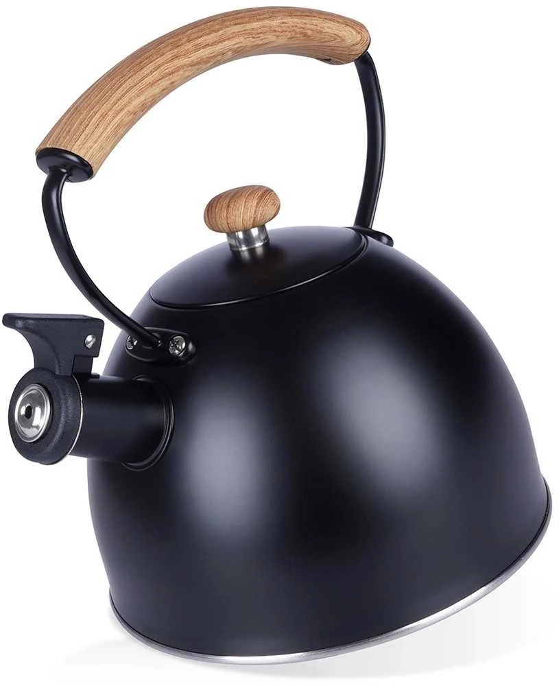 Ultra Clean Vilde Švilpiantis virdulys, plieno, juodas, 2,5 l