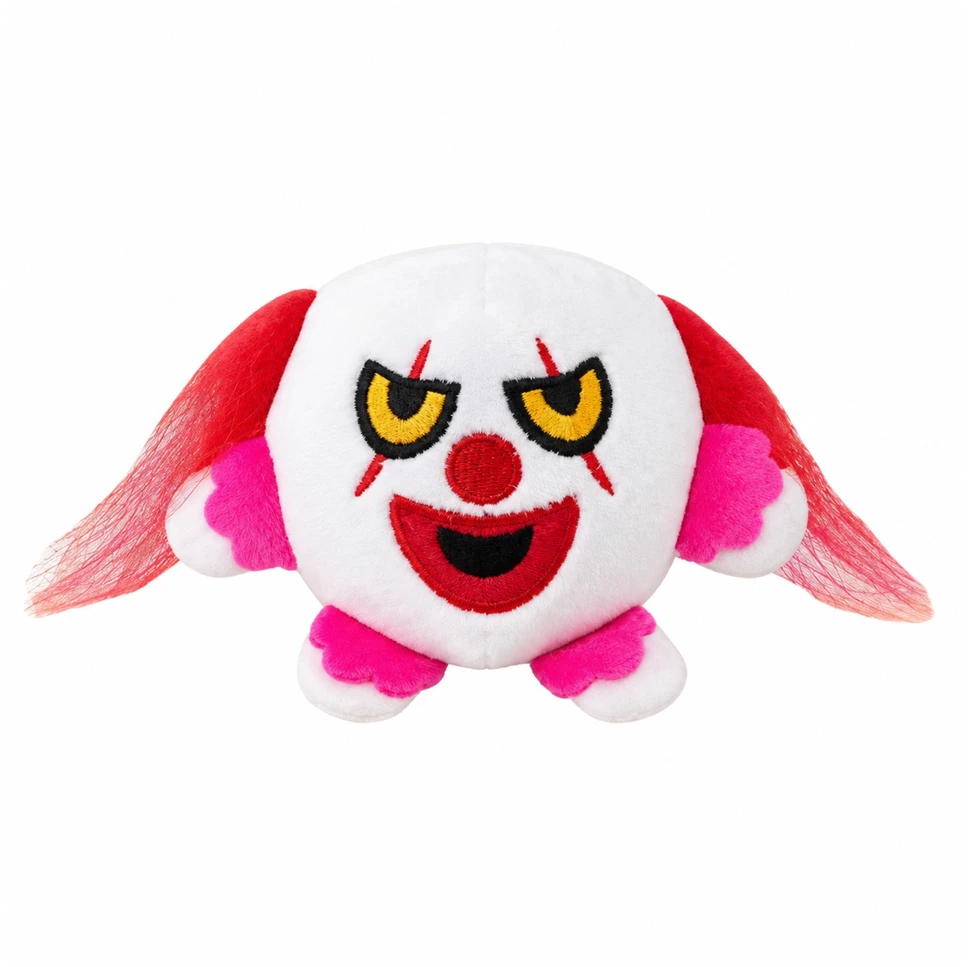 Lean Toys Pliušinis spaudomas Helovino žaislas su blizgučiais, 8 × 7 cm