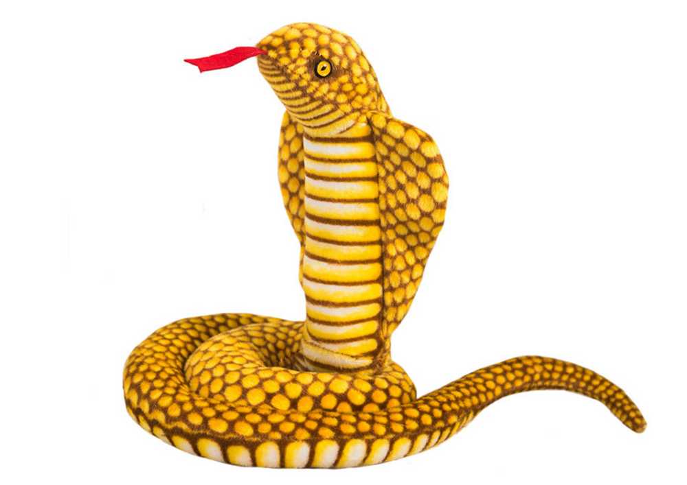 Lean Toys Pliušinis žaislas karališkoji kobra, 100 cm