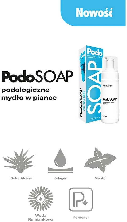 Activeshop Podoland PodoSoap – podologinis muilas putų pavidalu (100 ml) 100 ml