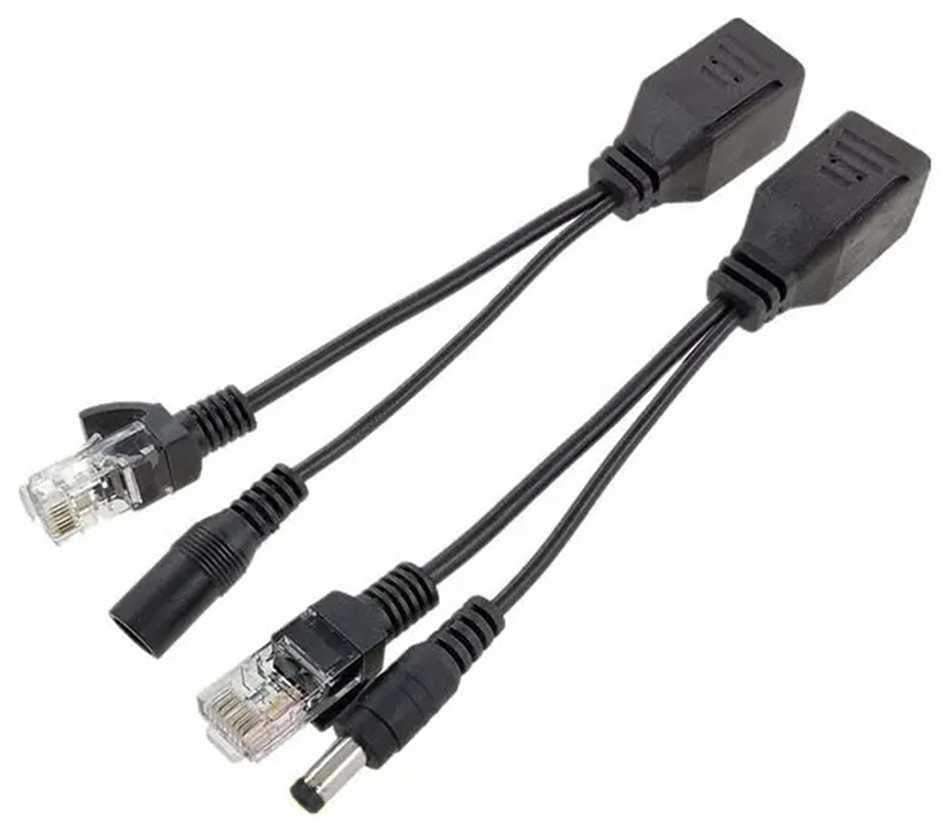 ATL PoE Adapterių Rinkinys RJ45 ir DC 2.1/5.5