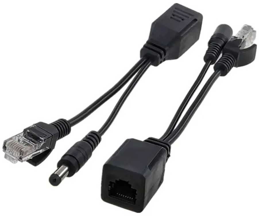 ATL PoE Adapterių Rinkinys RJ45 ir DC 2.1/5.5